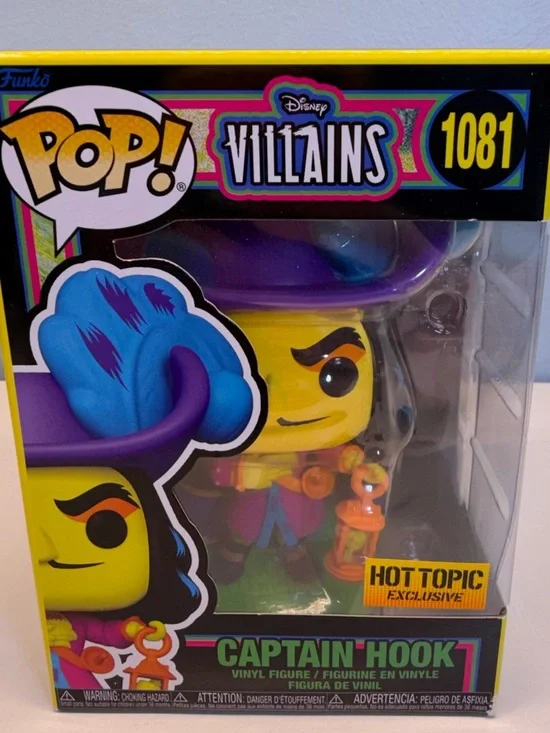 Funko Pop! Disney Villains Captain Hook #1081 (Hot Topic Exclusive) - Picture 1 of 5